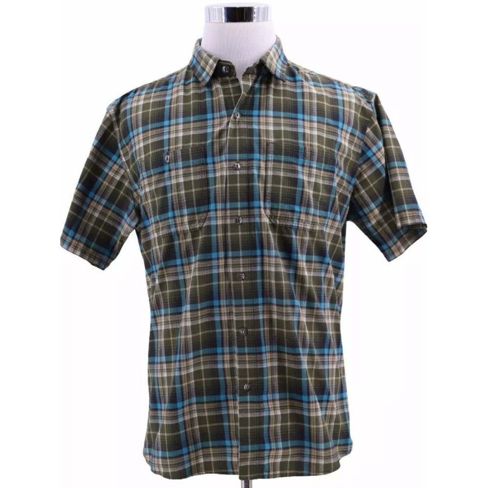 KUHL Men's Nylon Blend Button Front Shirt Sz XL